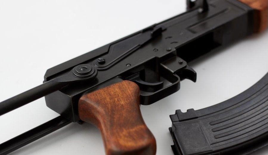 AK-47 Kałasznikow ze składaną kolbą DENIX 1097 - replika